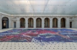 Anna Schapiro, Offene Geheimnisse I (Open Secrets I), (Blue Violet, Indigo, Payne's Grey, Slate Grey, Bordeaux, Burnt Sienna, Yellow Ochre, genuine Indigo, Iron Oxide Red, Bohemian Green Earth), 2023, photo: Lucian Brateanu