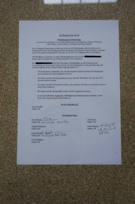 Anna Schapiro, SCHENKUNGSVEREINBARUNG (GIFT AGREEMENT) , 2018