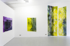 Anna Schapiro, TOMORROW (GORSE, PAYNE`S GREY, SLATE GREY, VIOLET, INDIGO), 2023, photo: Josef Konczak Anna Schapiro, visual artist, writer and editor based in Berlin