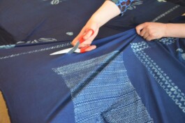 Anna Schapiro, Blaufärben (blue dyeing), 2017