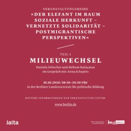 Anna Schapiro, Der Elefant im Raum. Soziale Herkunft – vernetzte Solidarität – postmigrantische Perspektiven, 2020