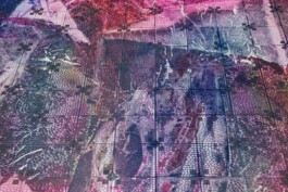 Anna Schapiro, Offene Geheimnisse I (Open Secrets I), (Blue Violet, Indigo, Payne's Grey, Slate Grey, Bordeaux, Burnt Sienna, Yellow Ochre, genuine Indigo, Iron Oxide Red, Bohemian Green Earth), 2023, photo: Benjamin Renter