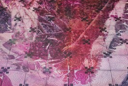 Anna Schapiro, Offene Geheimnisse I (Open Secrets I), (Blue Violet, Indigo, Payne's Grey, Slate Grey, Bordeaux, Burnt Sienna, Yellow Ochre, genuine Indigo, Iron Oxide Red, Bohemian Green Earth), 2023, photo: Benjamin Renter