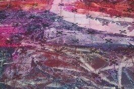 Anna Schapiro, Offene Geheimnisse I (Open Secrets I), (Blue Violet, Indigo, Payne's Grey, Slate Grey, Bordeaux, Burnt Sienna, Yellow Ochre, genuine Indigo, Iron Oxide Red, Bohemian Green Earth), 2023, photo: Benjamin Renter