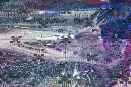 Anna Schapiro, Offene Geheimnisse I (Open Secrets I), (Blue Violet, Indigo, Payne's Grey, Slate Grey, Bordeaux, Burnt Sienna, Yellow Ochre, genuine Indigo, Iron Oxide Red, Bohemian Green Earth), 2023, photo: Benjamin Renter