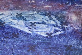 Anna Schapiro, Offene Geheimnisse I (Open Secrets I), (Blue Violet, Indigo, Payne's Grey, Slate Grey, Bordeaux, Burnt Sienna, Yellow Ochre, genuine Indigo, Iron Oxide Red, Bohemian Green Earth), 2023, photo: Benjamin Renter