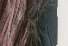 Anna Schapiro, Offene Geheimnisse II (Open Secrets II), (Blue Violet, Indigo, Payne's Grey, Slate Grey, Bordeaux, Burnt Sienna, Yellow Ochre, genuine Indigo, Iron Oxide Red, Bohemian Green Earth), 2023, photo: Robert Vanis