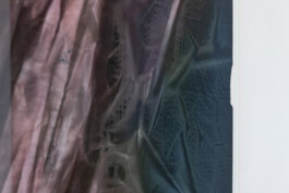 Anna Schapiro, Offene Geheimnisse II (Open Secrets II), (Blue Violet, Indigo, Payne's Grey, Slate Grey, Bordeaux, Burnt Sienna, Yellow Ochre, genuine Indigo, Iron Oxide Red, Bohemian Green Earth), 2023, photo: Robert Vanis