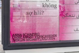 Anna Schapiro, DIFFERENT WITHOUT FEAR (OHNE ANGST VERSCHIEDEN), 2024, photo: Mathias Voelzke